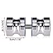 Sumnacon Stainless Steel Shower Glass Door Knobs, Modern Elegant Bathroom Round Back-to-Back Shower Door Handle Pull Knobs for 0.16