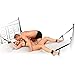 YICO Under Bed Restraint Set for Sex Play Adult Sex Things Sturdy Adjustable Strap with Soft Fur Wrist Hand and Ankle Cuffs Bondage Collection for Women Men Couple Pleasure, King Sized Mattress