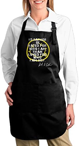 Nirvana Kurt Cobain Quotes R.I.P Pocket Cooking Apron