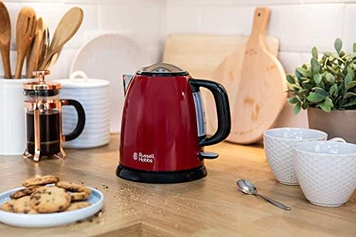 Russell Hobbs Bouilloire Compacte 1L, Ebullition Rapide, Filtre Anti-Calcaire Amovible Lavable - Rouge 24992-70 Colours Plus - Cuisine A Vivre Russell Hobbs Bouilloire Compacte 1L, Ebullition Rapide, Filtre Anti-Calcaire Amovible Lavable - Rouge 24992-70 Colours Plus