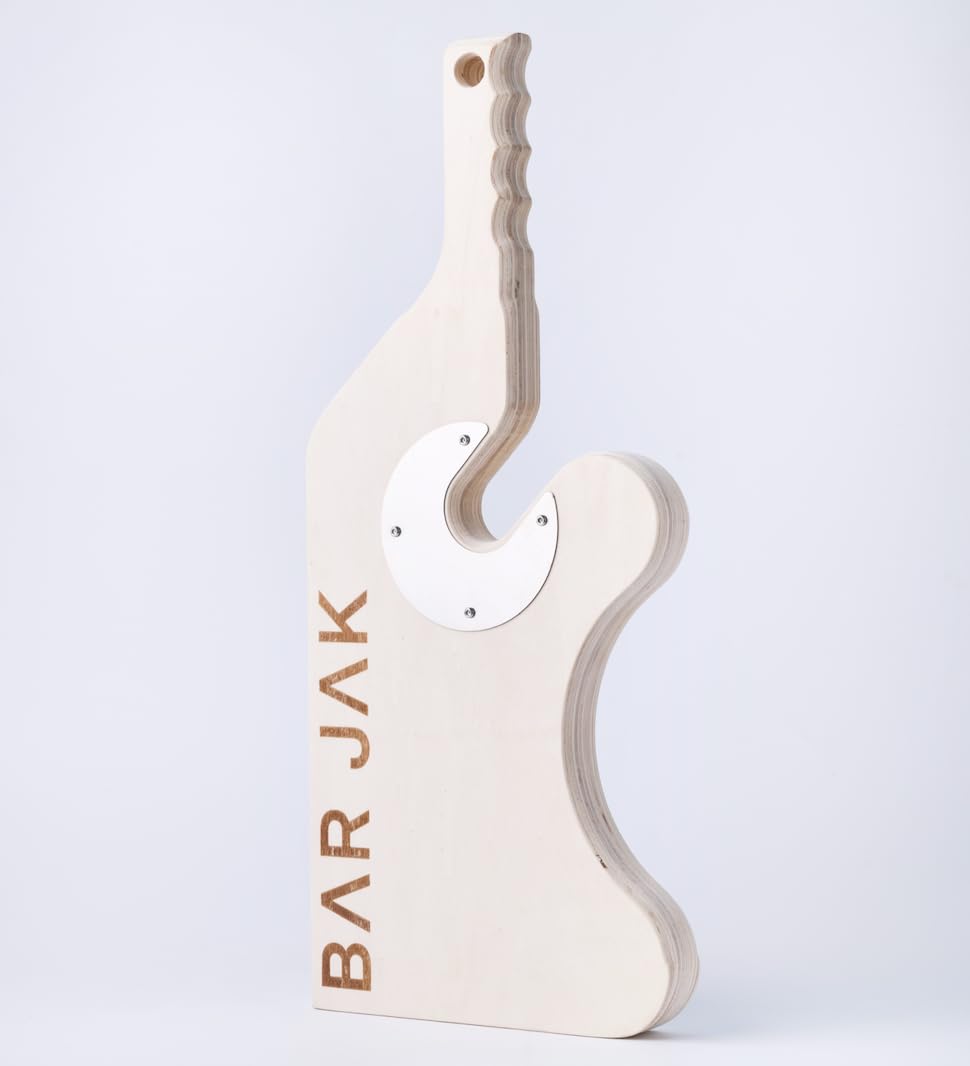 Bar Jak - The Original Deadlift Barbell Jack/Deadlift Jack, Compatible with all Olympic Weight Plates and Barbell Plates, Use On Deadlift Platform, Weightlifting Accessories