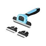 Semlos 3 in 1 Pet Grooming Brush Effectively Reduces Shedding By Up To 95% Professional Deshedding Tool For Dogs And Cats