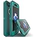 iPhone 7 Case, Viero Defender Case Heavy Duty Rugged Impact Resistant Full Body Protective Armor Military Grade Protection Belt Clip Built-in Screen Protector Case Cover for iPhone 7 - Teal/Teal