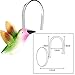 FITNATE Shower Curtain Hooks, 12 PCS Anti-Rust Decorative hummingbird Shower Curtain Hooks for Home, Bathroom, Bedroom, Baby Room, Living Room & More –hummingbird