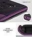 Ringke Wave Case for Galaxy Note 9 with Dual Layer Heavy Duty 3D Textured Shock Absorbent PC TPU Full Body Drop Resistant Protection Modern Design Cover for Note9 - Metallic Purple