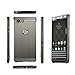 KEYone Case,BlackBerry KEYone Case,DAMONDY Luxury Ultra thin Imitation Metal Brushed Premium Aluminum Shockproof Protective Bumper Hard Back Case Cover for BlackBerry KEYone-Black