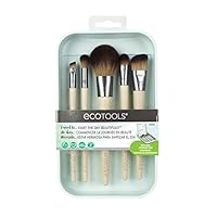 EcoTools Start the Day Beautifully Kit Makeup Brush Set for Foundation Eyeshadow Blush