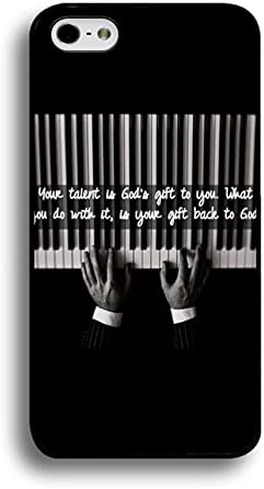 iPhone 6 Plus/6s Plus 5.5 Inch High Quality Phone Case Energetic Design Back Case Black And White Piano Keys With Music Notes Snap oniPhone 6 Plus/6s Plus 5.5 Inch Plastic Cell Phone Cover