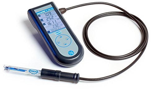 Hach LPV4059.97.0002 sensION+ MM150 Portable pH/EC Kit With pH/EC/Temperature Multi-Sensor 5059