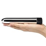 AUQITEK Wand Vibrator Handheld with Powerful Speeds, Personal Body Massager for Muscle Aches and Sports Recovery, 5 inch, Silver