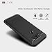 LG V30 case, TopACE Ultra Slim Thin Carbon Fiber Scratch Resistant Shock Absorption Soft TPU Protective Cover for LG V30 (2017)-Black