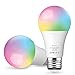 A19 LED Light Bulbs, Smart Bulbs Compatible with Alexa, Google Home Assitant, IFTTT, No Hub Required, Wi-Fi, Dimmable, E26 Base, 6500K Daylight, 7.5 (75W Equivalent) 750 Lumens, UL Listed, 2 Pack