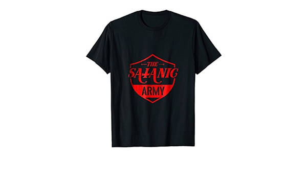 Amazon.com: The Satanic Army Shirt 