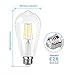 Antique LED Bulb, SHINE HAI 4W (40W Equivalent) ST64 Vintage Edison Light Bulb LED Lighting, 470 Lumen Daylight White 5000K E26 Base, Pack of 12