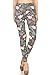 Leggings Depot High Waisted Checkered & Animal Print Leggings for Women-Full Length-R826, Flamingo Mode, One Size