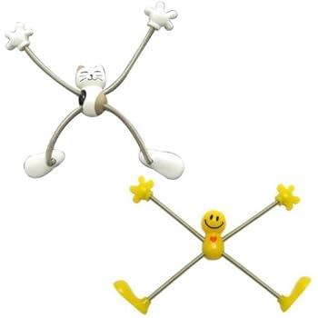 Wrapables Spider Magnet, Cat and Happy Face, Set of 2