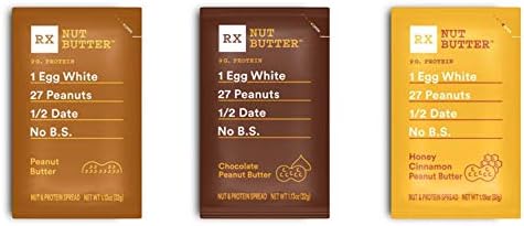 RXBAR | RX Nut Butter | Peanut Butter Variety | 3 Flavors - 12 Pack