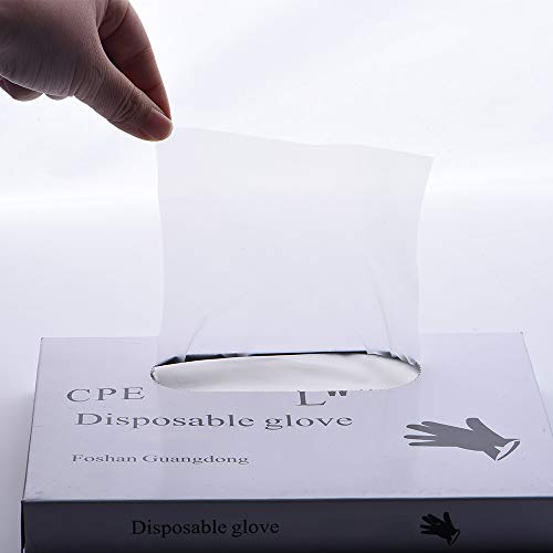 WarmCrystal, Power Free, Disposable, Limitation Silk, Soft, Comfortable, Protect Hand Gloves, Can be Used for Kitchen Cooking, Housework, Cosmetology, Hairdressing, Food Handling, Fruit (L 50 Pack) - Thumbnail 4