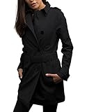 SCOTTeVEST Women's Trench Coat - 18 Pockets - Travel Clothing