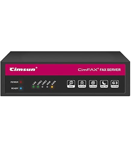 Amazon.com: CimFAX H5S High Speed 33.6k Fax Server 100 Users Auto