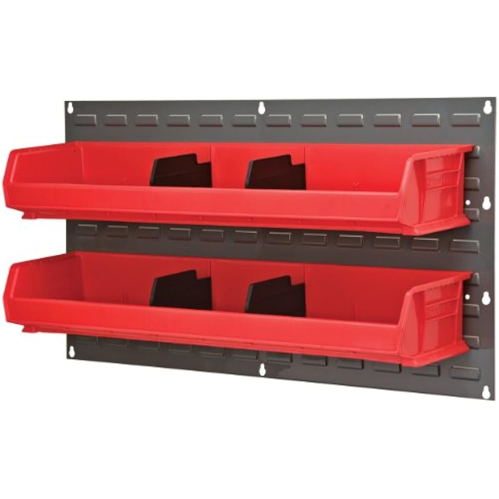 AkroMils 30136 Louvered Steel Panel For Mounting AkroBins, 36Inch W