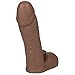 Doc Johnson Vac-U-Lock - The Realistic Cock - 8 Inch - F-Machine and Harness Compatible Dildo - Caramel