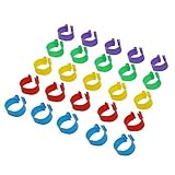 Chris.W 100Pcs Poultry Leg Bands Bird Chicks Ducks