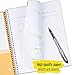 Five Star Spiral Notebook + Study App, 5 Subject, Wide Ruled Paper, 8