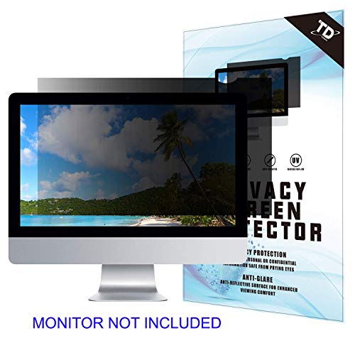 21.5''W Inch Privacy Screen Filter for Desktop Computer Widescreen Monitor - Anti-Glare, Blocks 96% UV,Anti-Scratch with 16:9 Aspect Ratio - Thumbnail 7