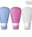 Zoppen TSA Approved Travel Bottles 3 Oz, Leak Proof Carry on Silicone Containers Set