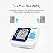 HIKEVAN Blood Pressure Monitor Upper Arm Bp Monitor with Talking & Mute Design,Wide Range Cuff,2 * 120 Readings Memory,Irregular Heart-Beat & Blood Pressure Indicator for Home Use [FDA Approved]