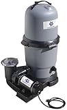 Waterway BS5205140-6S Blue Star Clearwater II Cartridge Filter System with 1 HP Pump, 100 Square Feet