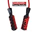 APICCRED Professional Double Ball Bearing Jump Rope Weighted Cotton Rope Adjustable Length,for Cardio, Endurance Training, Fitness Workouts, Jumping Exercise