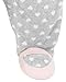 Simple Joys by Carter's Baby Girl's 2-Pack Fleece Footed Sleep and Play Sleepwear, purple/flowers/grey dot, 3-6 Months
