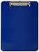Trade Quest Plastic Clipboard Opaque Color Letter Size Low Profile Clip (Pack of 6) (Dark Blue)
