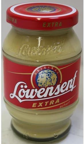 Loewensenf Extra Mustard German Xhot, 9.3 oz. by Loewensenf