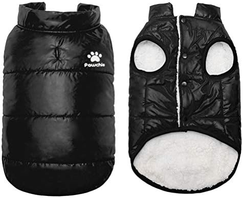 PAWCHIE Dog Winter Clothes Warm Coat for Cats & Small Dogs Soft Down Jackets Windproof Coats for Cats, Puppies in Cold Days