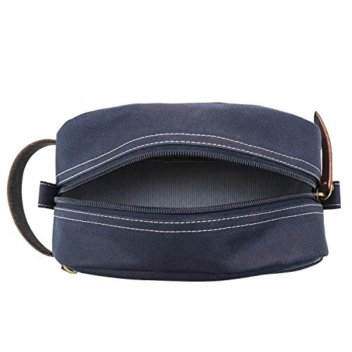 Timberland-Mens-Toiletry-Bag-Canvas-Travel-Kit-Organizer-Navy-One-Size