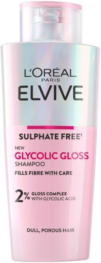 L'Oreal Paris Elvive Glycolic Gloss Sulphate-Free Shampoo 200ml