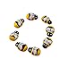 UU19EE 100PCS/Lot Mini Bee Wooden Ladybug Sponge Self-Adhesive Stickers Fridge/Wall Sticker Kids Scrapbooking Baby Toys