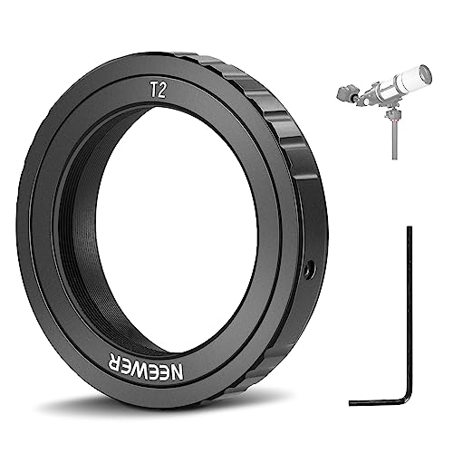 NEEWER T Ring with M42 Threads Compatible with Sony A Mount Cameras & Telescopes, Lens Adapter Ring for a99II a99 a900 a850 a77 II a77 a65 a58 a57 a55 a37 a35 a33 a700 a580 a560 a550 etc, LA-03