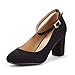 DREAM PAIRS Women's Demilee High Heel Chunky Pumps Shoes