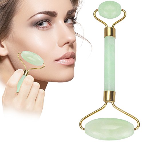 Jade roller for face anti-aging massage facial roller w…