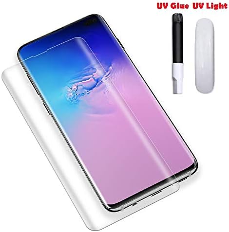 Zamtronics Full UV Liquid Glue Curved Tempered Glass Screen Protector 5D Case Friendly Ultra Thin Nano Water Heavy Duty 9H UV Light Compatible With Samsung Galaxy Note 9