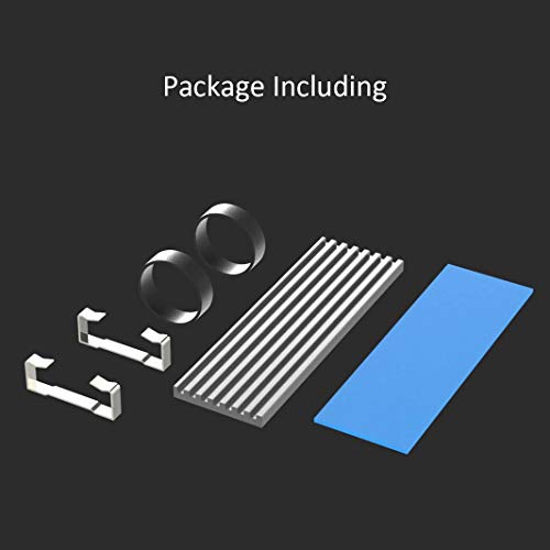 glotrends-2-Packs-M2-Disipador-trmico-para-2280-M2-SSD-con-Almohadilla-trmica-de-Silicona