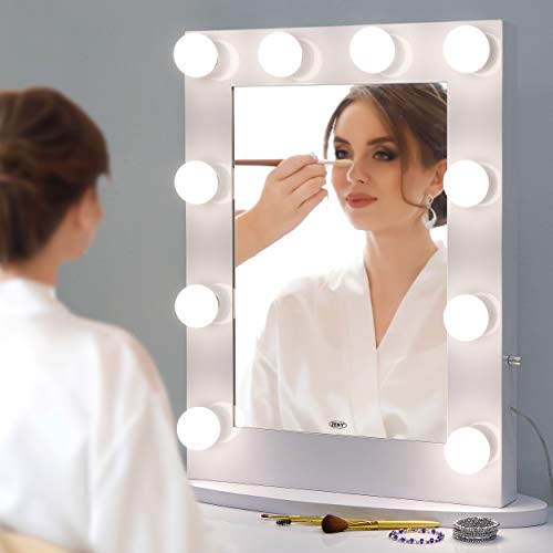 ZENY Hollywood Makeup Vanity Mirror with Light, Wall Mounted Lighting