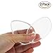 3 Pack Silicone Makeup Sponge for Makeup, Foundation and Concealer - Makeup Applicators Blender Sponges for Cosmetic Blending with Free Storage Box