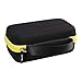 Aproca Hard Travel Carry Case for Philips Norelco OneBlade Face + Body hybrid electric trimmer and shaver QP2630/70 QP2630/72 (Black with green zipper)