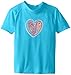 Kanu Surf Girls' Alexa UPF 50+ Sun Protective Rashguard Swim Shirt, Caroline Blue, Medium (10)