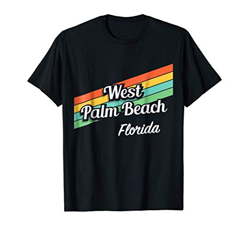 West Palm Beach Florida Retro Vintage T-Shirt